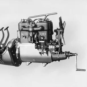 Geschichte Saurer | AM II-Benzinmotor | Werkbild Ad. Saurer AG Arbon/TG, Nr. 1612