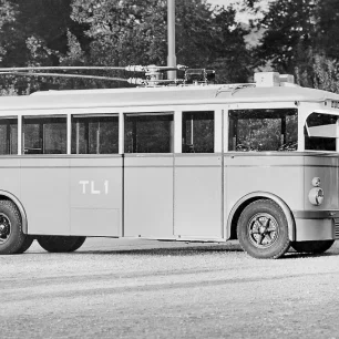 Geschichte Saurer | Saurer 5BPL-T Prototyp-Trolleybus Baujahr 1932 | Werkbild Ad. Saurer AG Arbon/TG, Nr. 7620