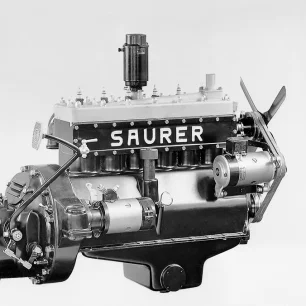 Geschichte Saurer | CA-Benzinmotor | Werkbild Ad. Saurer AG Arbon/TG, Nr. 8505