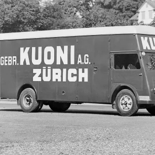 Geschichte Saurer | Saurer 3C-H Möbelwagen Baujahr 1941 | Werkbild Ad. Saurer AG Arbon/TG, Nr. 10780