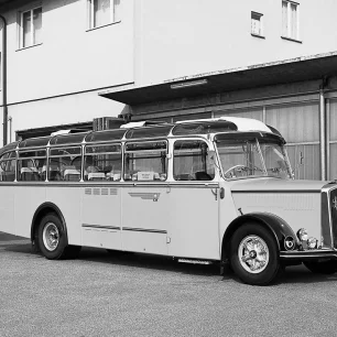 Geschichte Saurer | Saurer L4C Alpenwagen IIIa Baujahr 1963 | Hanspeter Huwyler Zürich