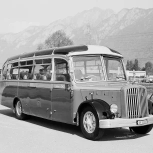 Geschichte Saurer | Saurer N2C Alpenwagen II Baujahr 1956 | Hanspeter Huwyler Zürich
