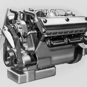 Geschichte Saurer | CH1D-Dieselmotor | Werkbild Ad. Saurer AG Arbon/TG, Nr. 11041