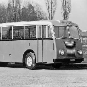 Geschichte Saurer | Saurer 4H Grossraum-Zugwagen Baujahr 1948 | Werkbild Ad. Saurer AG Arbon/TG, Nr. 11893