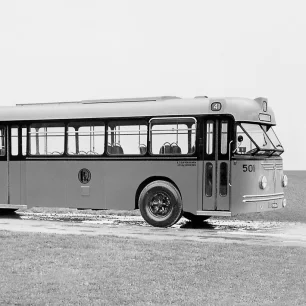 Geschichte Saurer | Saurer 4HK Omnibus Baujahr 1955 | Werkbild Ad. Saurer AG Arbon/TG, Nr. 13754