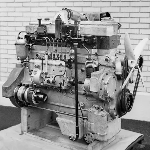 Geschichte Saurer | CT2D-Dieselmotor | Werkbild Ad. Saurer AG Arbon/TG, Nr. 13157