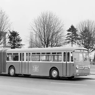 Geschichte Saurer | Saurer 4GP Gelenkautobus Baujahr 1954 | Werkbild Ad. Saurer AG Arbon/TG, Nr. 13791