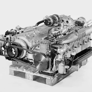 Geschichte Saurer | DCU-Unterflur-Dieselmotor | Werkbild Ad. Saurer AG Arbon/TG, Nr. 14769