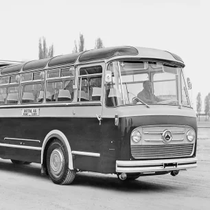 Geschichte Saurer | Saurer 3DUR Reisewagen Baujahr 1960 | Werkbild Ad. Saurer AG Arbon/TG, Nr. 15062c