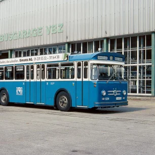 Geschichte Saurer | Saurer 5GUK-A Gelenkautobus Baujahr 1966 | Hanspeter Huwyler Zürich