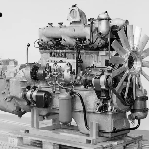 Geschichte Saurer | DK-Dieselmotor | Werkbild Ad. Saurer AG Arbon/TG, Nr. 17739/2