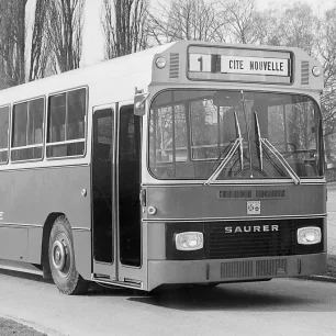 Geschichte Saurer | Saurer-Leyland SLS 575-25 Stadtautobus Baujahr 1974 | Werkbild Ad. Saurer AG Arbon/TG, Nr. 20852/8